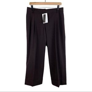 Laundry by Shelli Segal Office Cropped Dress Pants Cuffed Women's Size 6 NEW